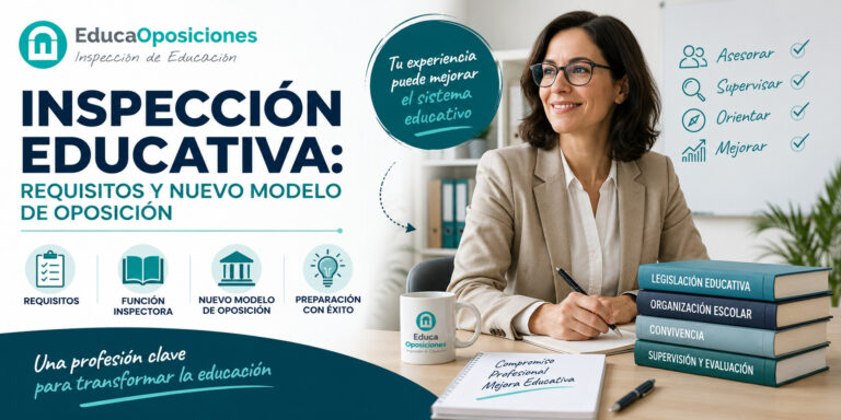 Inspección Educativa: requisitos, función inspectora y nuevo modelo de oposición