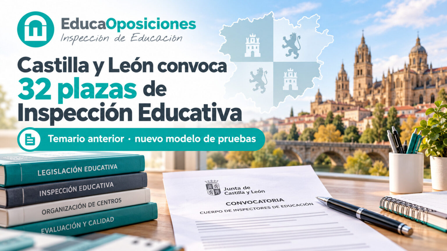 Oposiciones Inspección Educativa Castilla y León 2026 - 32 plazas