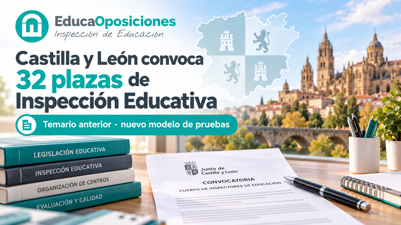Oposiciones Inspección Educativa Castilla y León 2026 - 32 plazas