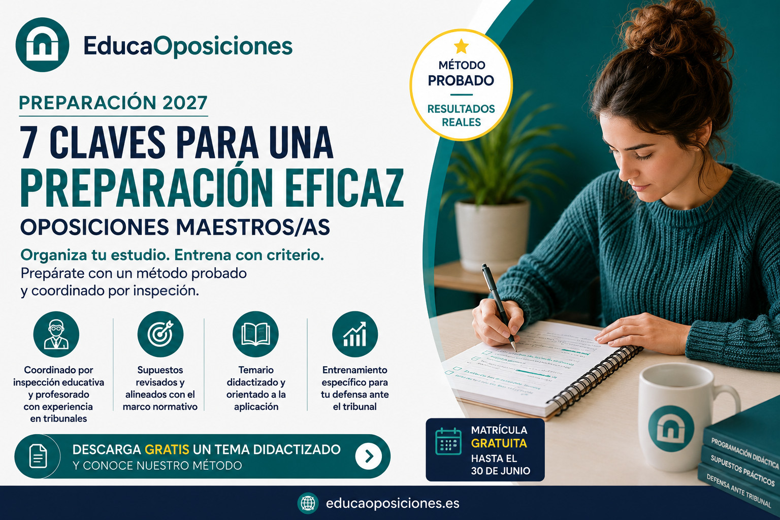 Preparación de oposiciones al cuerpo de maestros 2027 en EducaOposiciones