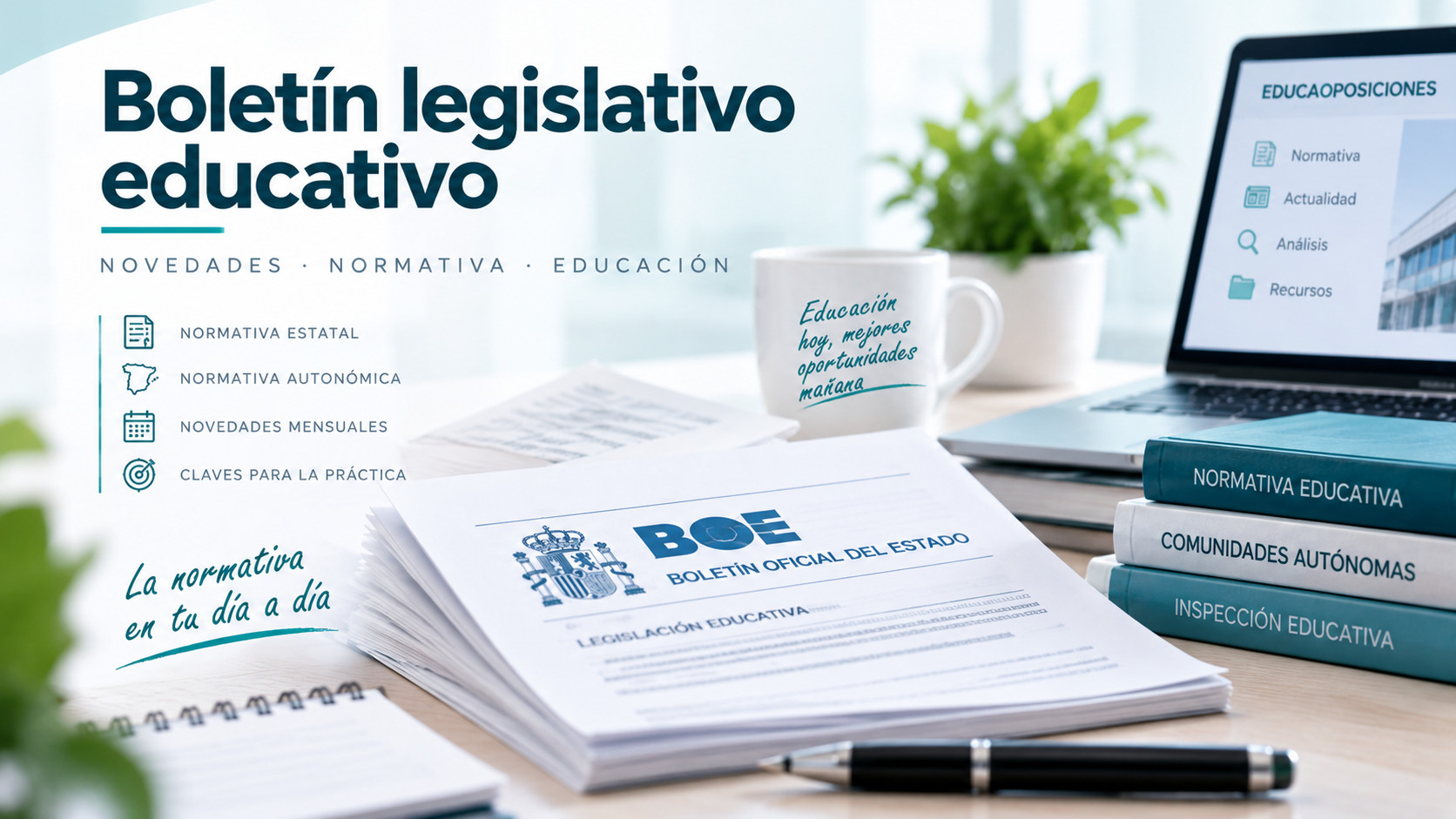 Boletín legislativo mensual de EducaOposiciones